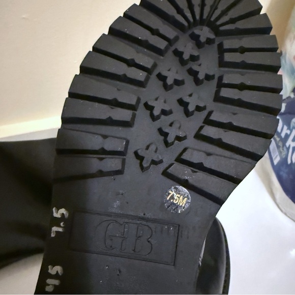 NWOB GB the Change Re-Volve Chunky Lug Block Heel Over-The-Knee Boots SZ 7.5 - Picture 7 of 7